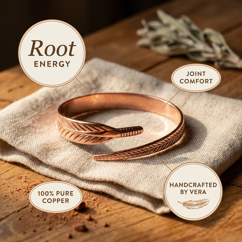 Copper Soul Root Copper Bracelet